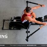 Aram and Charley demonstrating proper breathing rhythm on the BIOROWER PRO during beginner rowing technique session